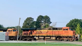 235 Bnsf Coal Train 5988 train bnsf railway bnsftrains coaltrain coal [upl. by Loggia]