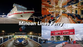 Minoan Lines Ferry Tour  overnight from Athens to Crete [upl. by Hyde]