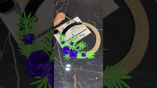 Vibrant Flowers Wall Decor short ytshort reel viralshort viral floraldecor diycrafts [upl. by Stiegler]