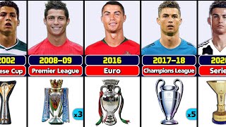 Cristiano Ronaldos Career All Trophies [upl. by Jeth]