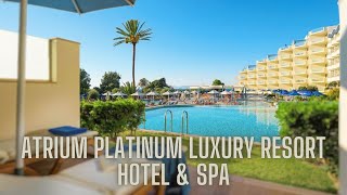 Hotel Atrium Platinum Luxury Resort amp Spa 2023 Rhodes Description and Review Greece [upl. by Armelda]