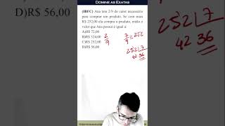 Questão IBFC frações concursos enem matemática raciociniologico [upl. by Atekehs]