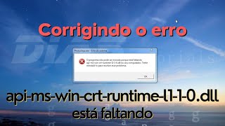 Baixar e corrigir erro da DLL apimswincrtruntimel110dll [upl. by Aline]