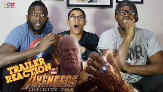 Marvel Studios Avengers Infinity War  Official Trailer Reaction [upl. by Ttelrats]