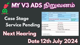 MY V3 ADS நிறுவனம் Case Next Hearing Date 12th July 2024 [upl. by Vasyuta]