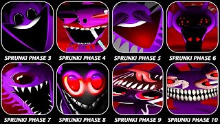 Phase 3 VS Phase 4 VS Phase 5 VS Phase 6 VS Phase 7 VS Phase 8 VS Phases 910 in Incredibox Sprunki [upl. by Lemcke]