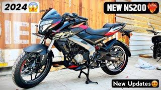 2024 New Bajaj Pulsar Ns200 Obd2 E20 Model New Updates ❤️‍🔥 New Digital Metre Console 🔥 [upl. by Oisorbma]