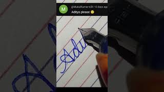 How to write the alphabet AtoZ in cursive writingHandwriting practice cursivehandwriting our name [upl. by Essa987]