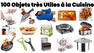 Vocabulaire de 100 Objets de Cuisine en Anglais  100 Kitchen Items in English [upl. by Akemeuwkuhc]