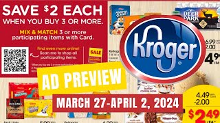 NEW MEGA SALE Kroger Ad Preview for 32742  Mega Sale Weekly Digitals amp MORE [upl. by Irab]