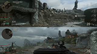 COD WWII  MULTIJOGADOR OFFLINE SPLITSCREEN [upl. by Lorenzana]