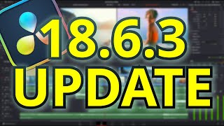 DaVinci Resolve 1863 Update Notes  Bug Fixes [upl. by Dewey]