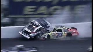 2003 Todd BodineKenny Wallace crash  Michigan [upl. by Ettennyl265]