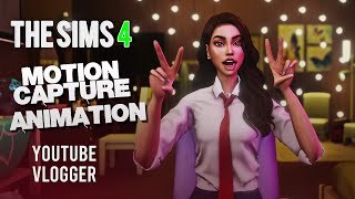 The Sims 4  quotFamous Youtube Vloggerquot Animation Pack Download [upl. by Wamsley350]