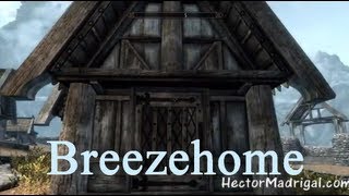 Skyrim  Breezehome Walkthrough [upl. by Alie]