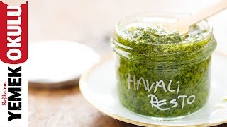 Havalı Pesto Sos Yapımı  Pesto Sosu Nasıl Yapılır  Kiler [upl. by Namref]