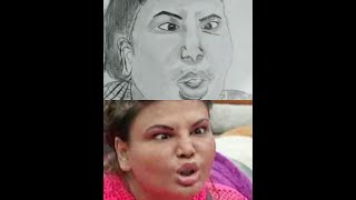 Kya Yeh Sandhini thi  Sketch Version  Rakhi Sawant  BIG Boss 14  Yashraj Mukhate shorts [upl. by Elboa]