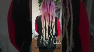 Greffe dextensions Cheveux humain Blonde rallonge locks dreadd lorraine dreads braids [upl. by Sparks306]