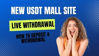 New USDT Online Earning platform 2024  Long Term Earning platfom  Live withdrawal proof [upl. by Ahsiekal78]