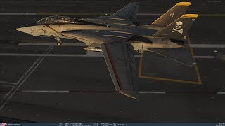 【DCSWorld】DCSF14の簡単スタートアップ＆発艦！【ゆっくり解説】 [upl. by Riem]