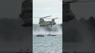 Extreme Techniques US CH47 Helicopter Extract Special Forces at Sea [upl. by Aletha]