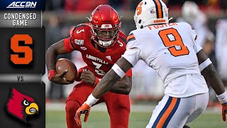 Syracuse vs Louisville Cardinals  Condensed Game  ACC Football 201920 [upl. by Trebron904]