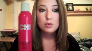 Product Review Chi Enviro Flex Natural Hold Hair Spray [upl. by Eeryn]