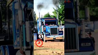 Reg LaLone walking the sled to full pull Onaway Speedway fyp diesel dieselfreak truckpull [upl. by Bicknell]