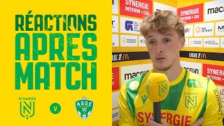 FC Nantes  AS SaintÉtienne  la réaction des joueurs [upl. by Erasme]