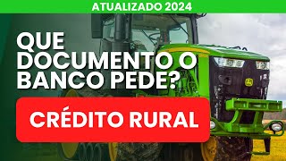 DOCUMENTOS PARA CRÉDITO RURAL [upl. by Murton]