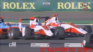 GP3 2016 Crashes [upl. by Fruin]