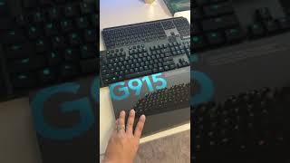 Quick Review of Logitech G915 vs the MX Keys  Honest Review shorts [upl. by Averir]