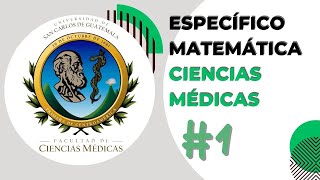 ESPECÍFICO MATEMÁTICA CIENCIAS MÉDICAS ARITMÉTICA  Parte 1 [upl. by Frohne]