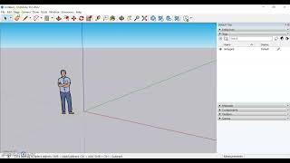 SketchUp Default Tray  Toolbars [upl. by Neirual514]