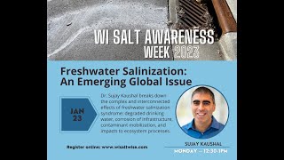 Freshwater Salinization An Emerging Global Issue [upl. by Aicirtak872]