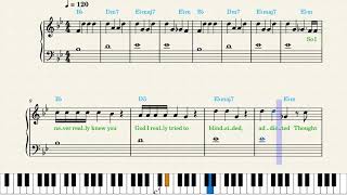 Ashe amp Niall Horan — Moral of the Story Piano Sheet Music [upl. by Atinas988]