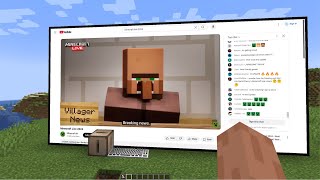 Villager News Interrupts Minecraft Live 2024 [upl. by Ernst250]