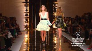 CYNTHIA ROWLEY  MERCEDESBENZ FASHION WEEK SPRING 2012 COLLECTIONS [upl. by Hgielyak269]