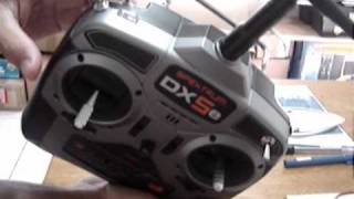 Binding Rx RA6100e 24GHz HobbyKing in Tx DX5e of Spektrum [upl. by Bernhard651]