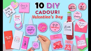 10 DIY CADOURI DE VALENTINES DAY  Idei De Cadouri Pentru BFF si Cupluri [upl. by Flavius862]