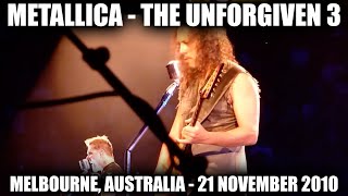 Metallica  The Unforgiven 3  Melbourne Australia  21 November 2010 [upl. by Edana]