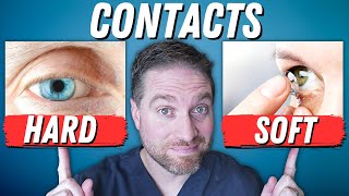 Hard RGP VS Soft Contact Lenses  Pros and Cons [upl. by Rehpinej739]