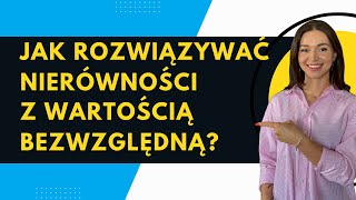 293 Rozwiąż nierówność Jak rozwiązywać nierówność z wartością bezwzględną [upl. by Adihahs]