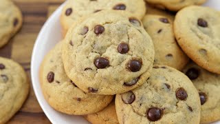 Soft and Chewy Chocolate Chip Cookies Recipe [upl. by Ehttam]