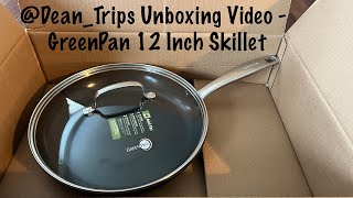 GreenPan 12 inch Frying Pan Skillet Unboxing [upl. by Mareld219]