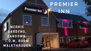 Premier Inn IOW Sandown Merrie Gardens Room tour [upl. by Egas]