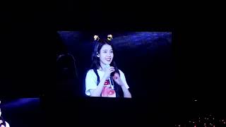 Maenas singing Good Day for IU 💜  HEREH in Manila [upl. by Hiltner]