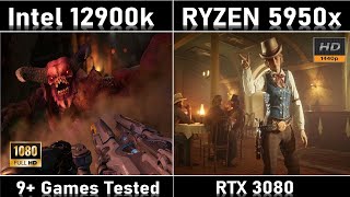 NEW Intel i9 12900K vs 5950X  Nvidia RTX 3080 [upl. by Sutherland766]