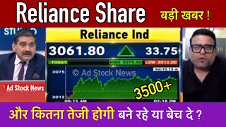 Reliance industries share latest newsHold or sell  Reliance share news [upl. by Volkan]