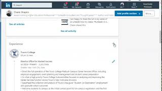 Multiple Positions At Same Employer LinkedIn Change [upl. by Landis]